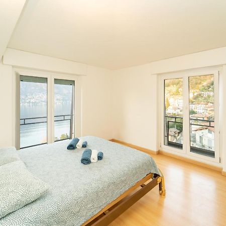 Spettacolare Loft Sul Lago Di Como Apartment เบลวิโอ ภายนอก รูปภาพ