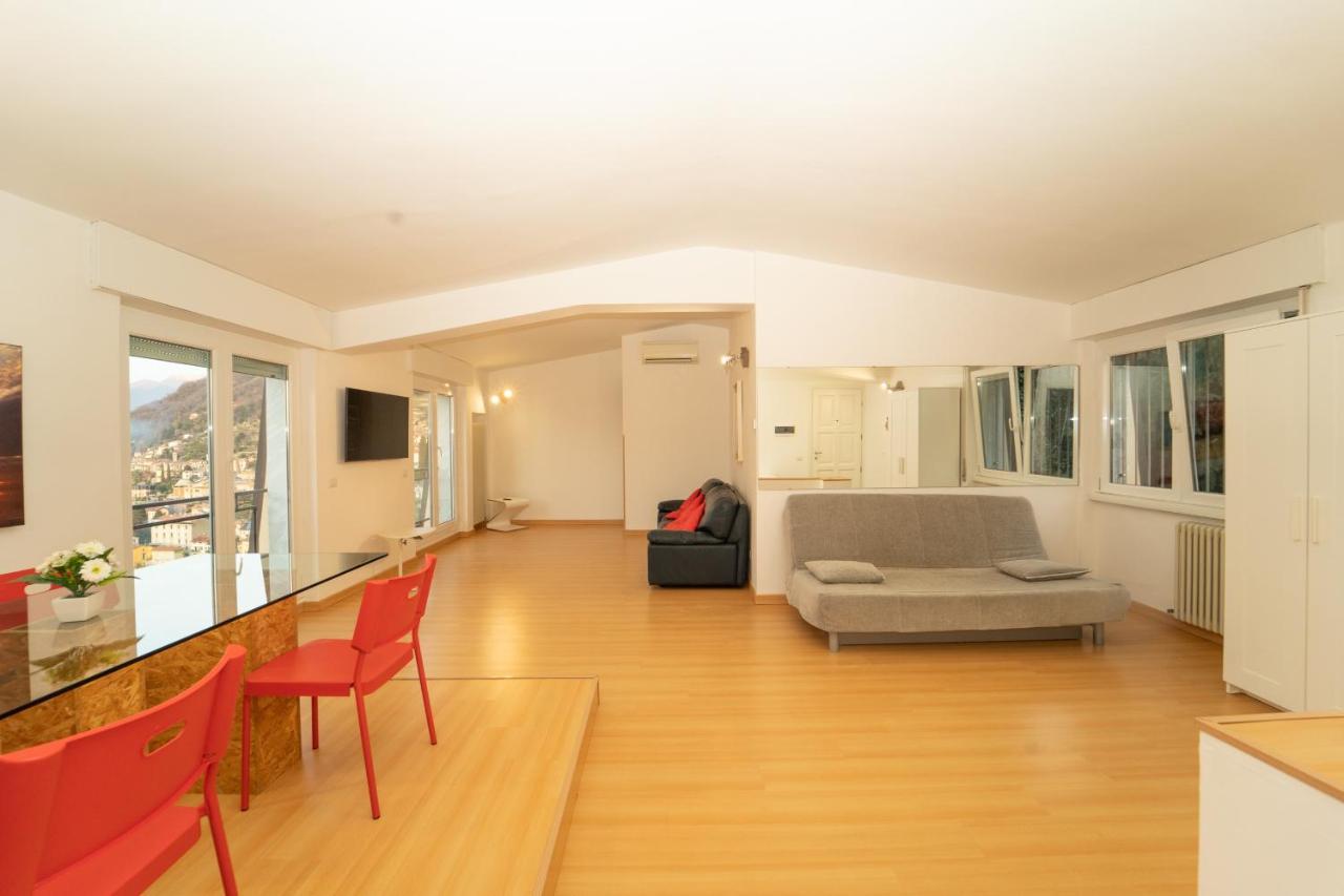 Spettacolare Loft Sul Lago Di Como Apartment เบลวิโอ ภายนอก รูปภาพ